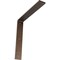 Ekena Millwork Hamilton Steel Bracket, Hammered Dark Bronze 2"W x 12"D x 12"H BKTM02X12X12HAHDB - alternate 1